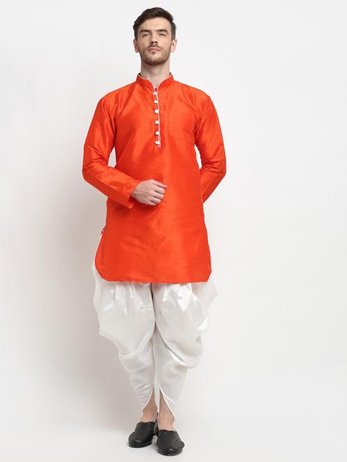 men solid long sleeve ethnic wear set - 21621491 - Very Small Image - 1