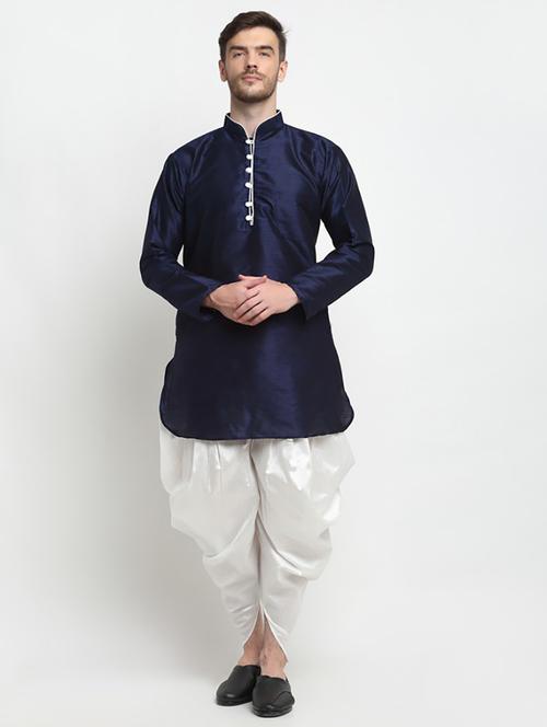 men solid long sleeve ethnic wear set - 21621492 - Very Small Image - 1