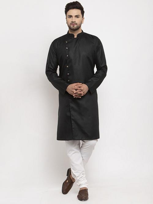 men solid long sleeve ethnic wear set - 21621693 - Very Small Image - 1