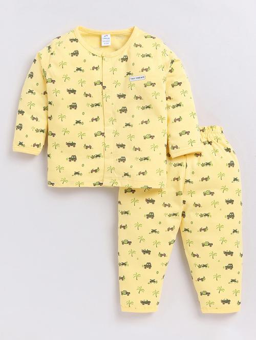 kids printed full length twin set - 21623816 - Very Small Image - 1