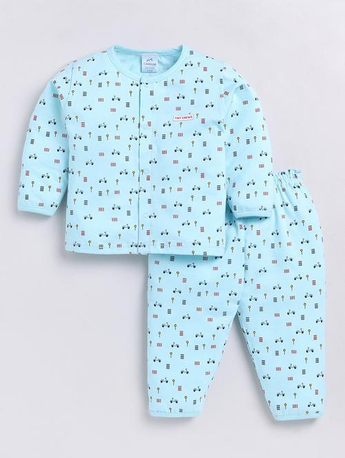 kids printed full length twin set - 21623819 - Very Small Image - 1