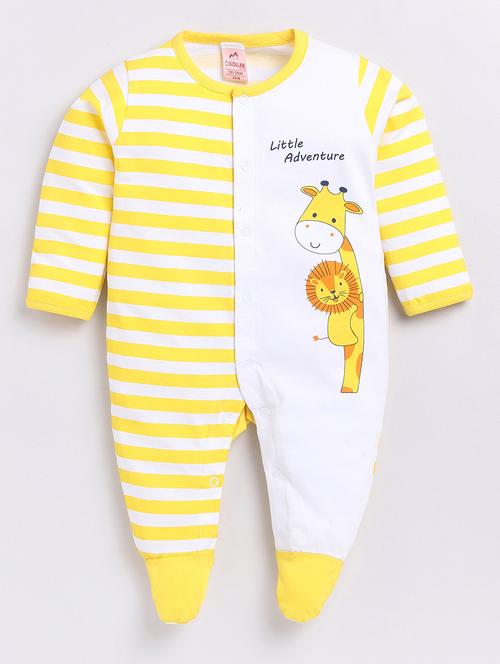 kids printed long sleeve romper - 21623971 - Very Small Image - 1