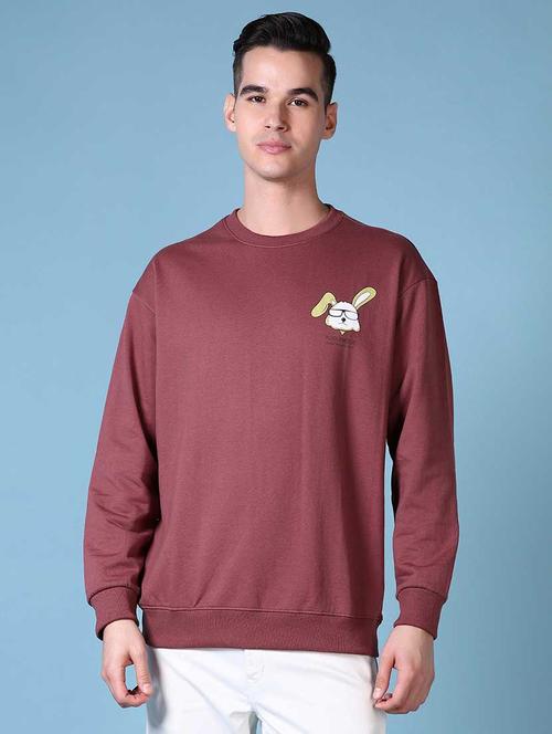 men long sleeve regular fit round neck sweatshirt - 21624421 - Very Small Image - 1