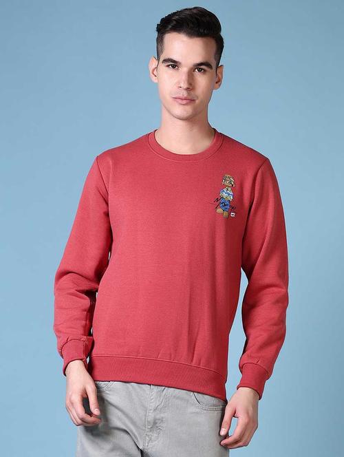 men back print long sleeve sweatshirt - 21624493 - Very Small Image - 1