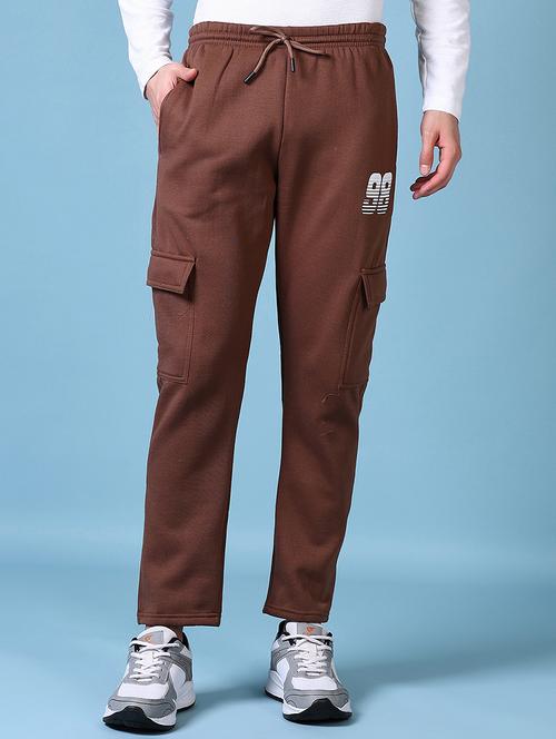 men brown solid cargo - 21627625 - Very Small Image - 1