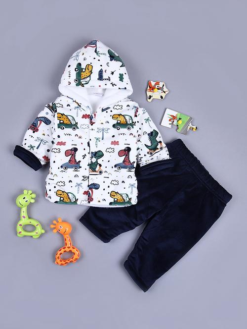 boys printed winterwear full length set - 21627725 - Very Small Image - 1
