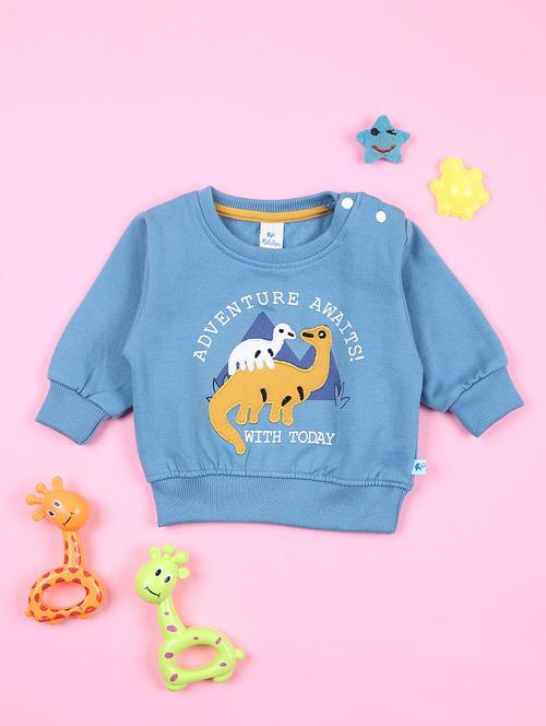 boys front print long sleeves sweatshirt - 21627793 - Very Small Image - 1