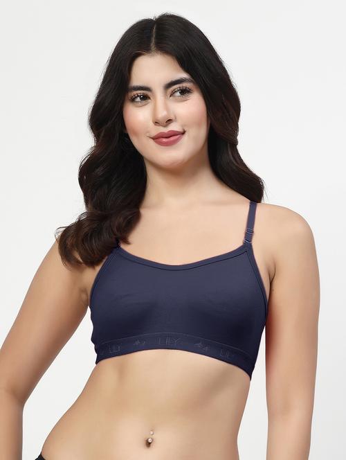 women solid sports bra - 21628046 - Very Small Image - 1