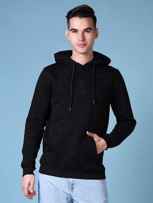 men long sleeve regular fit hooded sweatshirt - 21628485 - Very Small Image - 1