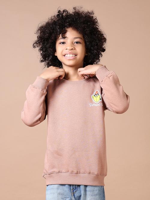 boys front print long sleeve sweatshirt - 21628540 - Very Small Image - 1