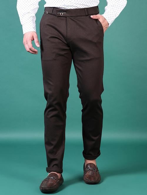 green cotton chinos casual trousers - 21628654 - Very Small Image - 1