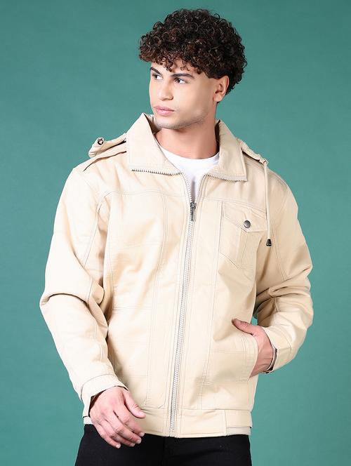 men solid long sleeve casual jacket - 21628967 - Very Small Image - 1