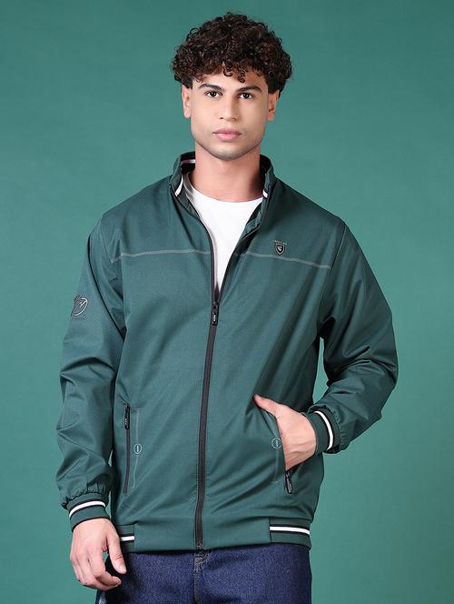 men solid long sleeve casual jacket - 21628969 - Very Small Image - 1