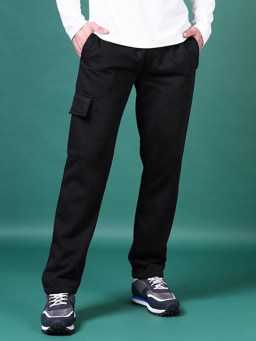 men solid full length track pant - 21629113 - Very Small Image - 1