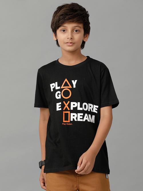boys front printed short sleeve t-shirt - 21629883 - Very Small Image - 1