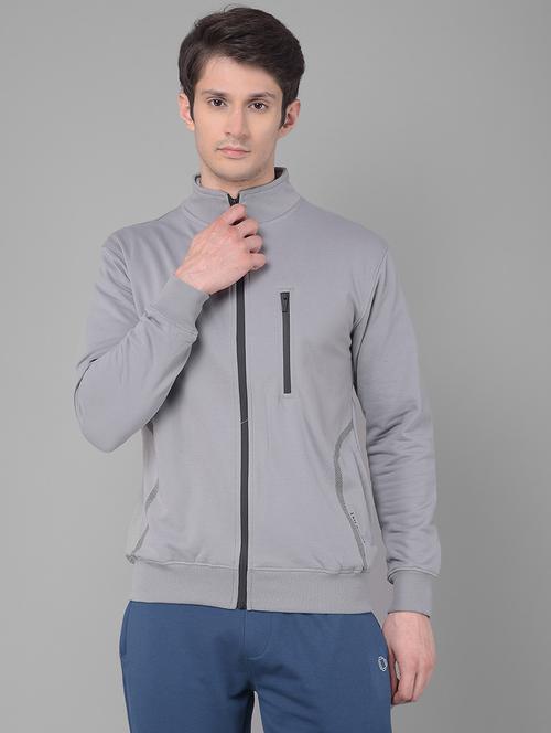 men solid long sleeve regular fit caual jacket - 21630350 - Very Small Image - 1