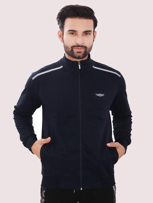 men solid long sleeve regular fit caual jacket - 21630353 - Very Small Image - 1