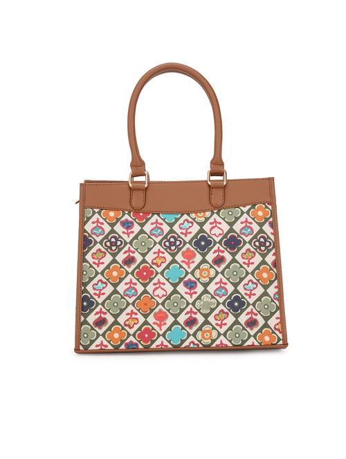 women green printed handbag - 21631182 - Very Small Image - 1