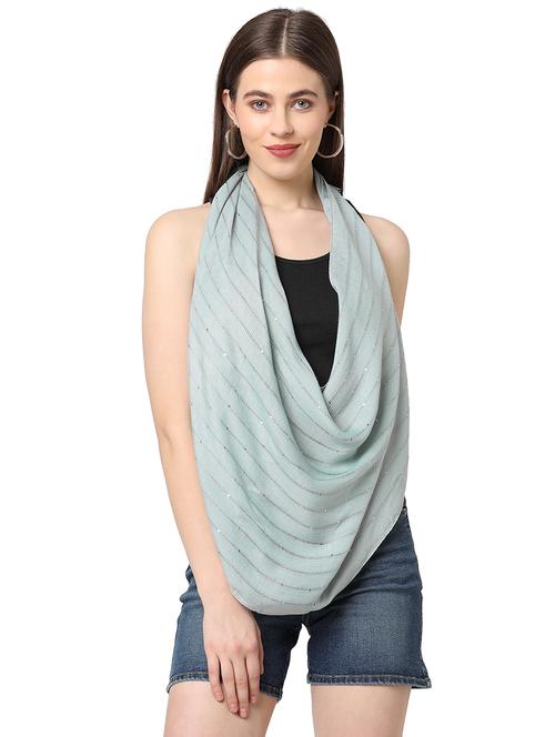 women sequins work everyday wrap scarf - 21631505 - Very Small Image - 1