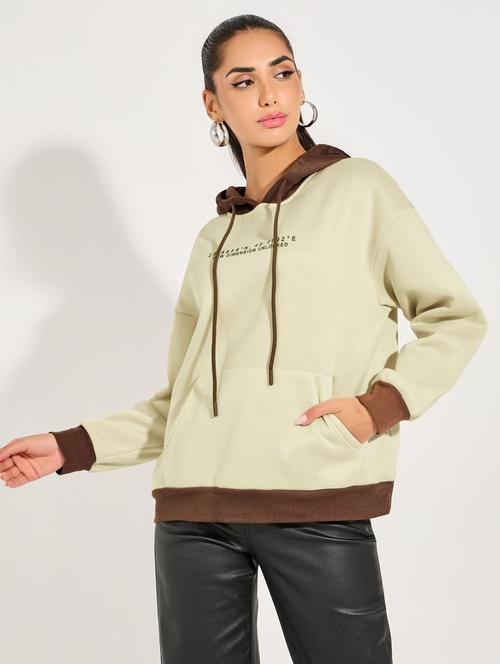 women chest  print long sleeve sweatshirt - 21632058 - Very Small Image - 1