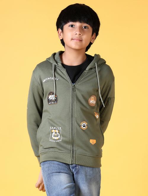 boys placement print long sleeve sweatshirt - 21632925 - Very Small Image - 1