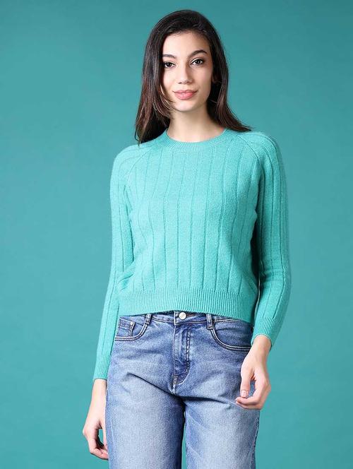 women self designed long sleeves pullover - 21633405 - Very Small Image - 1