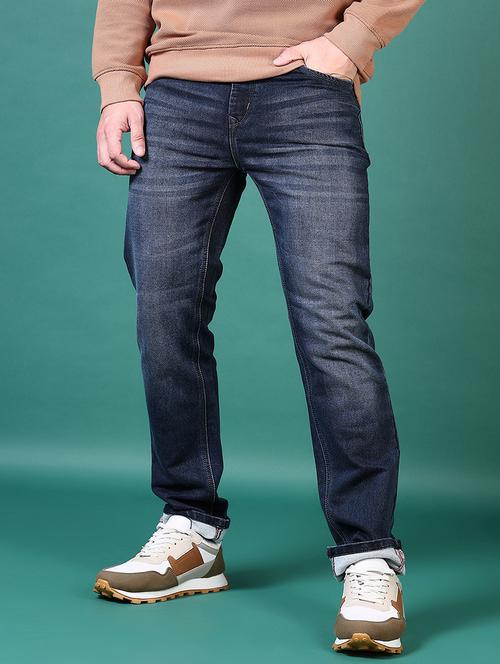 men washed mid rise denim jeans - 21634227 - Very Small Image - 1