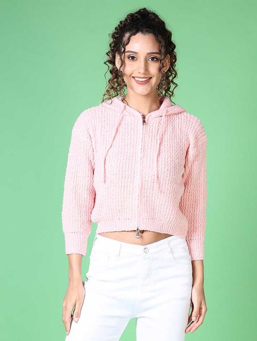 women self design long sleeve cardigan - 21634231 - Very Small Image - 1