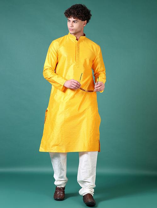 women mandarin neck kurta pyjama ethnic wear set - 21634284 - Very Small Image - 1