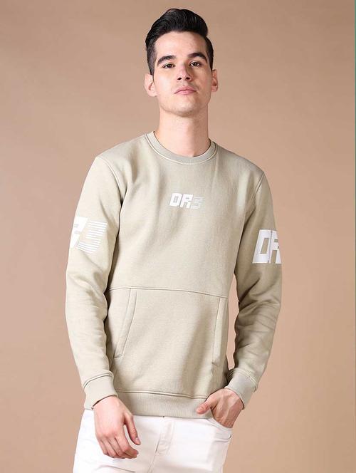 men typographic long sleeve regular fit sweatshirt - 21634643 - Very Small Image - 1