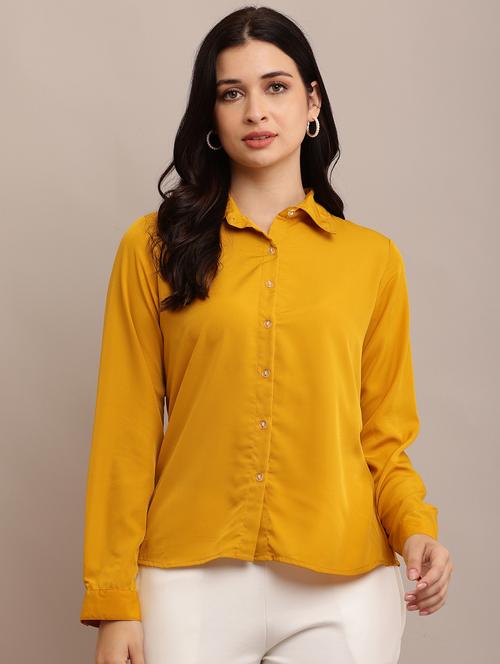 women solid long sleeve regular shirt - 21634660 - Very Small Image - 1
