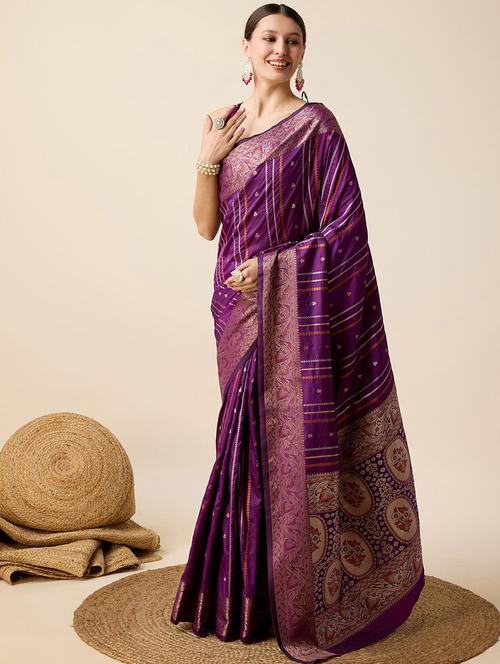 women self design kanjivaram saree - 21635134 - Very Small Image - 1