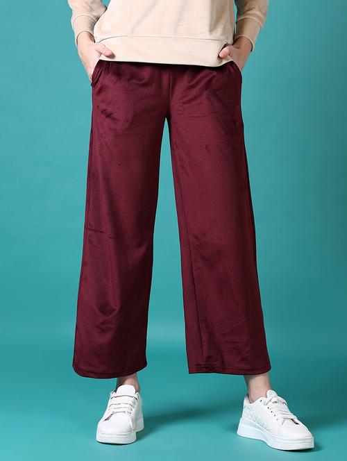 women solid mid rise palazzo  - 21636978 - Very Small Image - 1