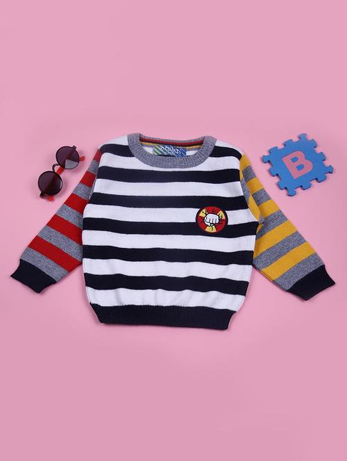boys striped long sleeve sweater - 21638375 - Very Small Image - 1