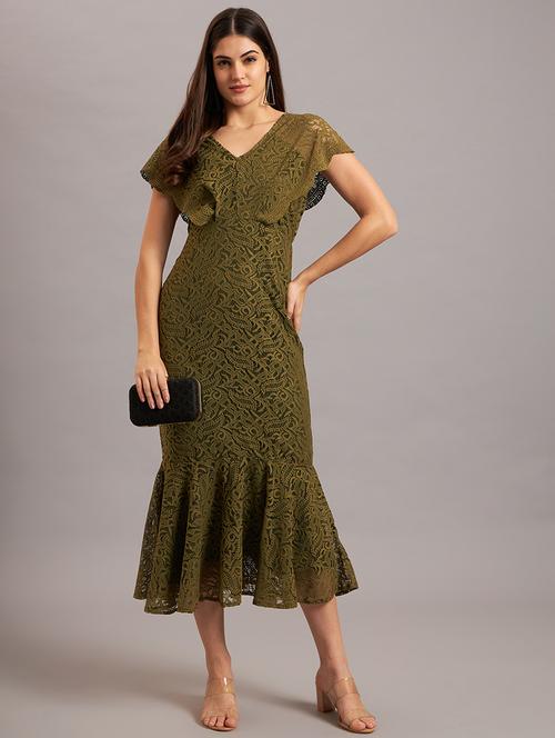 women self design peplum dress - 21638504 - Very Small Image - 1