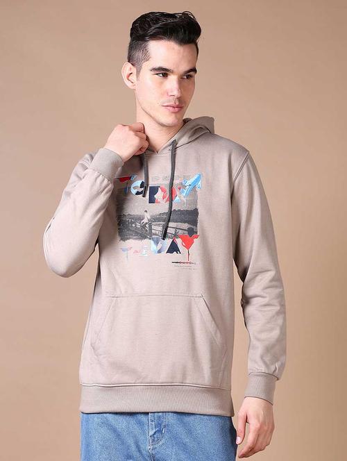 men chest print long sleeve sweatshirt - 21638813 - Very Small Image - 1