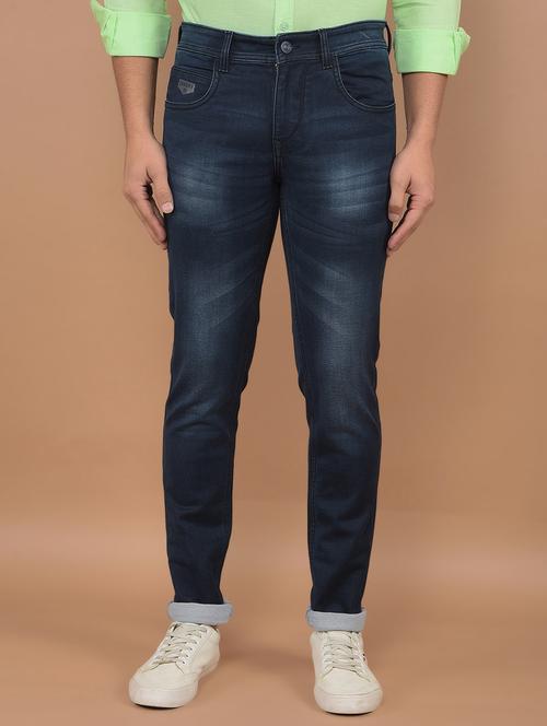 men low rise denim plain jeans - 21639009 - Very Small Image - 1