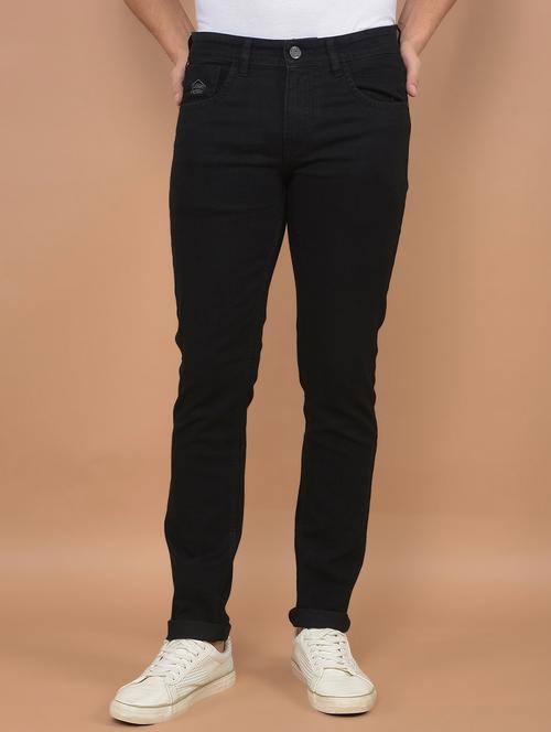 men low rise denim plain jeans - 21639010 - Very Small Image - 1