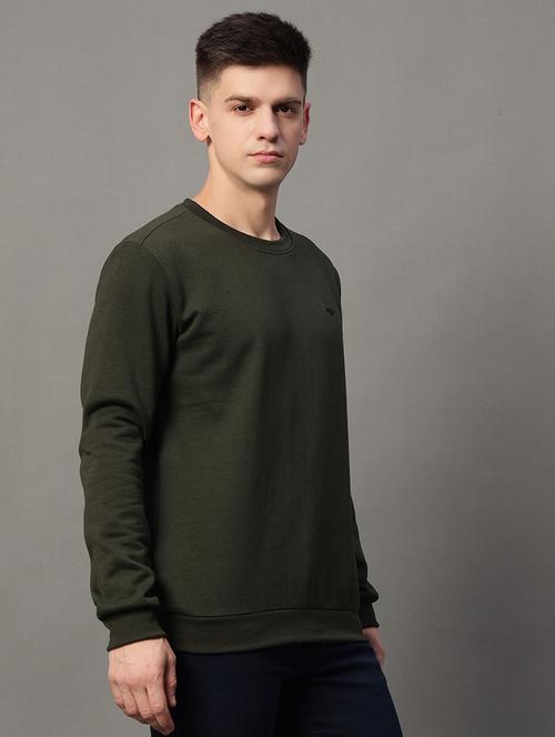 men long sleeves plain sweatshirt - 21639199 - Very Small Image - 1