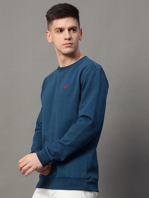 men long sleeves plain sweatshirt - 21639202 - Very Small Image - 1