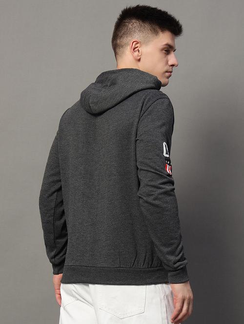 men long sleeves placement print sweatshirt - 21639219 - Very Small Image - 1