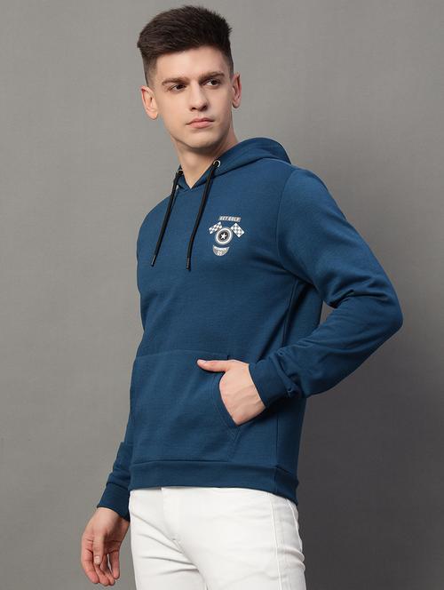 men long sleeves placement print sweatshirt - 21639221 - Very Small Image - 1