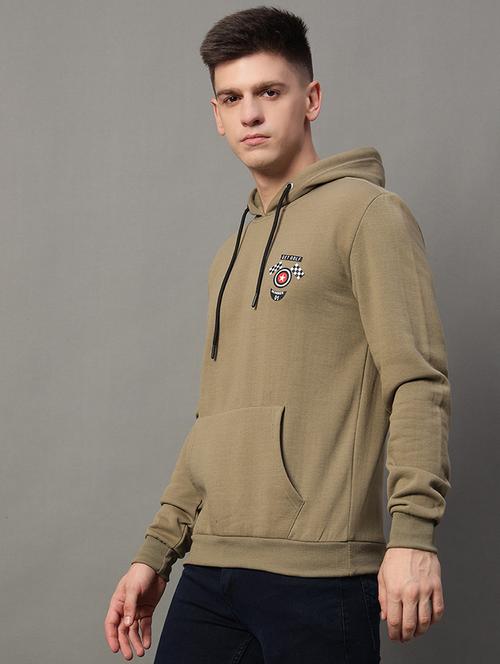 men long sleeves placement print sweatshirt - 21639222 - Very Small Image - 1