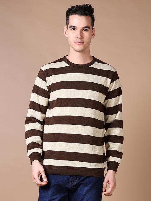 men stripes long sleeve sweatshirt - 21639269 - Very Small Image - 1
