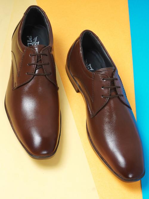 men brown lace-up derby - 21641060 - Very Small Image - 1