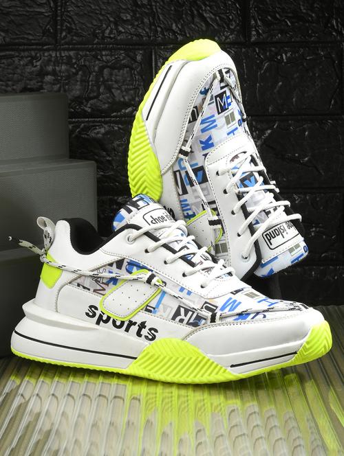 men printed lace up sneaker - 21641123 - Very Small Image - 1
