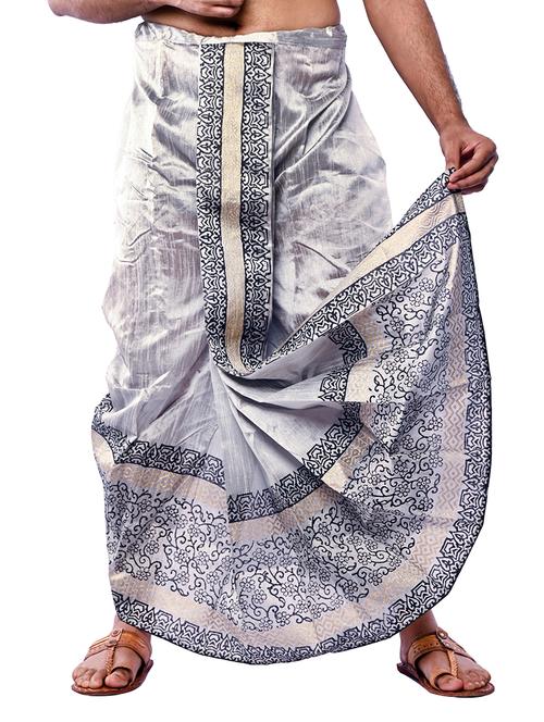 men printed traditional ethnic dhoti - 21641158 - Very Small Image - 1