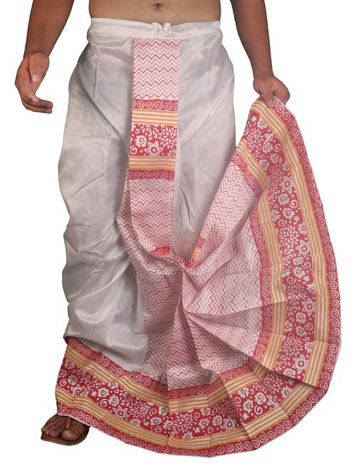 men printed traditional ethnic dhoti - 21641161 - Very Small Image - 1