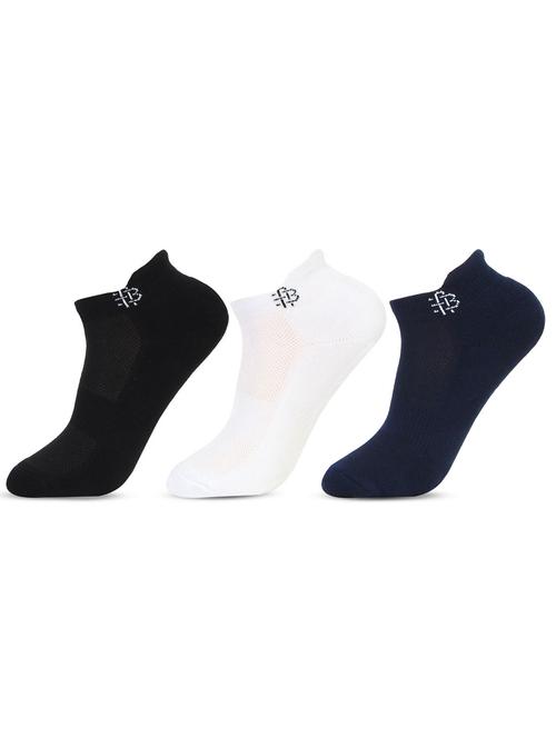 men pack of 3 printed ankle length socks - 21641278 - Very Small Image - 1