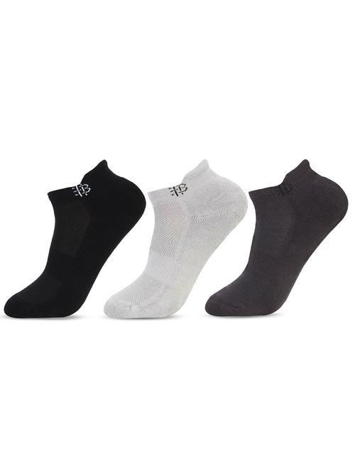 men pack of 3 printed ankle length socks - 21641279 - Very Small Image - 1